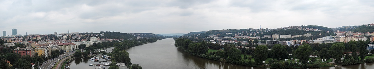 Panorama z Vyšehradu